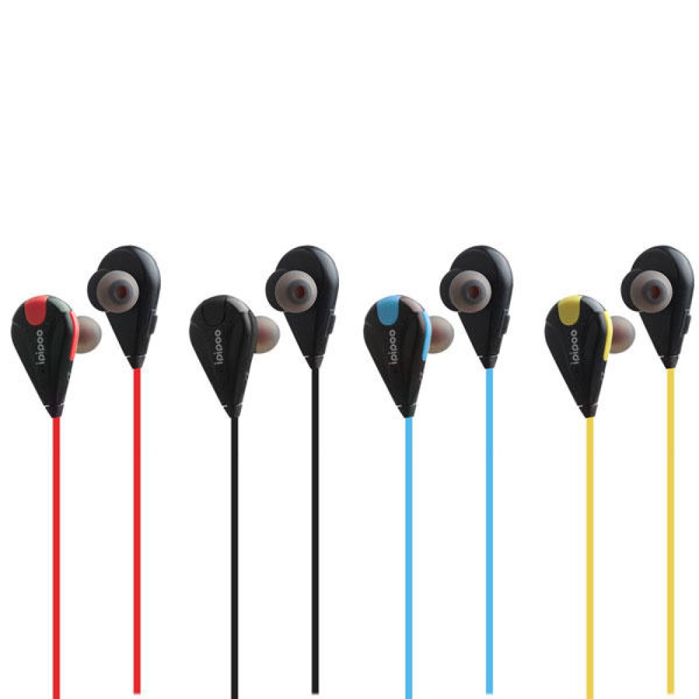 Ipipoo iL96BL Wireless bluetooth 4.2 In-ear Sport Running Earphone Earbud Headset - Black