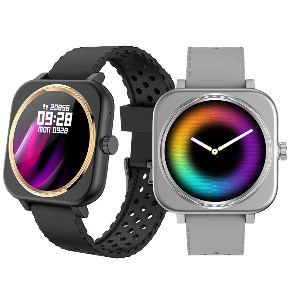 SKMEI W35 1.28 inch Full-Touch Screen bluetooth Call Heart Rate Blood Pressure Monitor IP67 Waterproof BT5.0 Smart Watch - Black