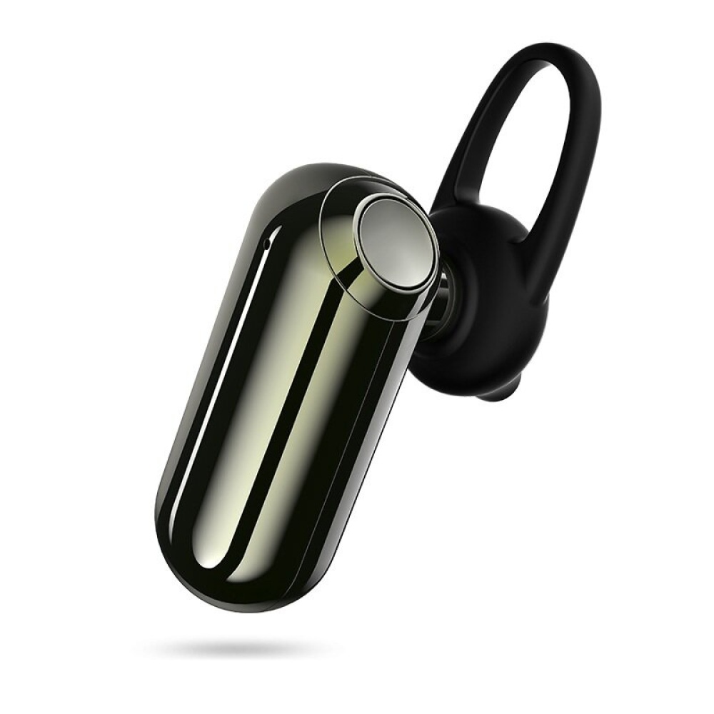 Usams US-LE001 Wireless bluetooth Earphone Mini Invisible Single Earbuds Handsfree Noise Cancelling Mic Headphone - Black - Image 2