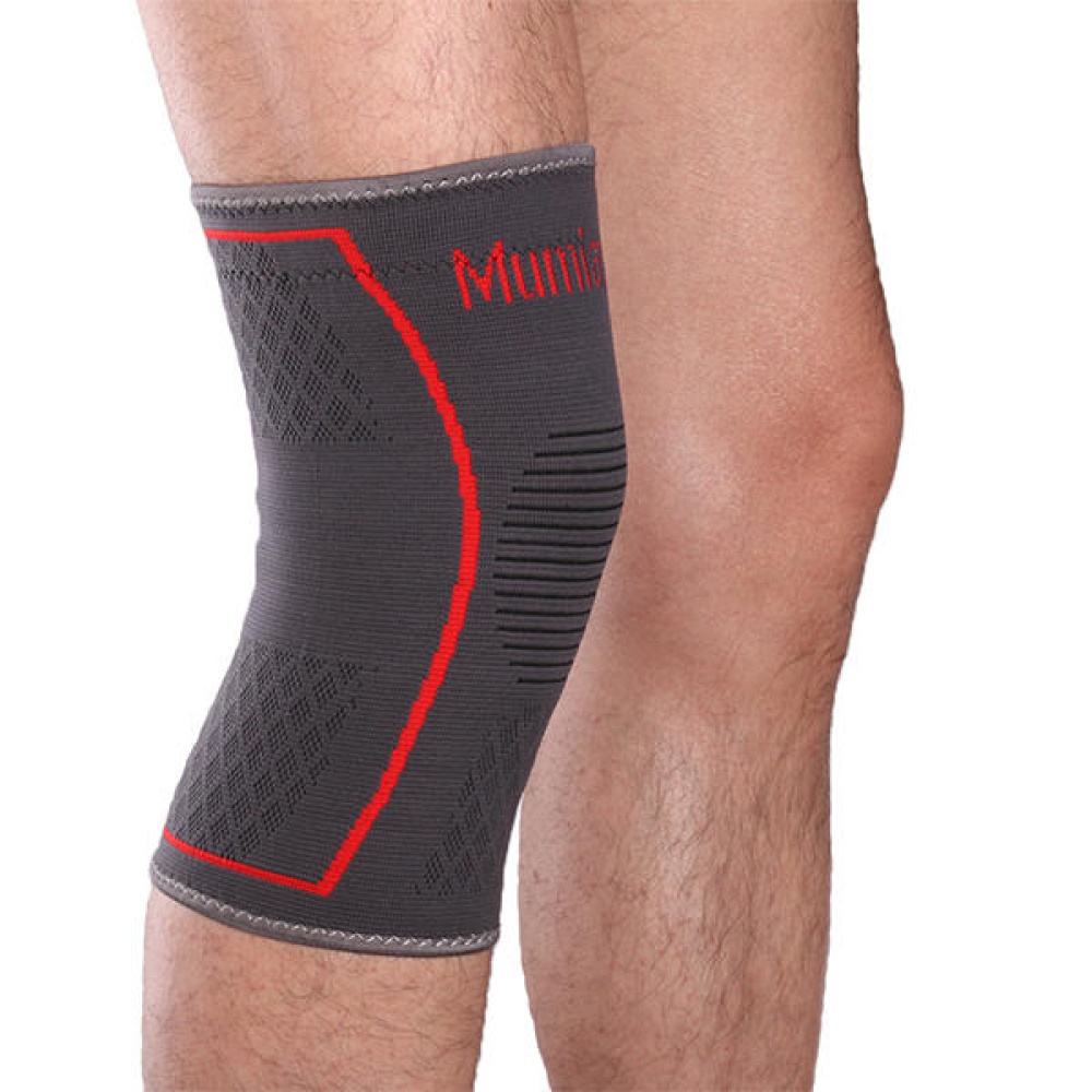 Mumian A09 Silicone Slip-Resistant Sports Knee Sleeve Support Brace Knee Guard Protector Pad- 1PC - M - Image 2