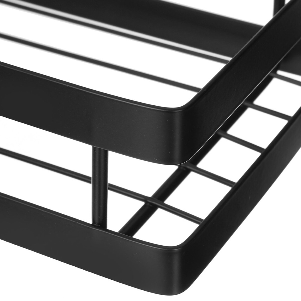 Wall Mounted Storage Holder Stainless Steel Kitchen Seasoning Rack Shelf Bathroom Toiletries Holder Home Organization Shelfs - 25cm - Image 2