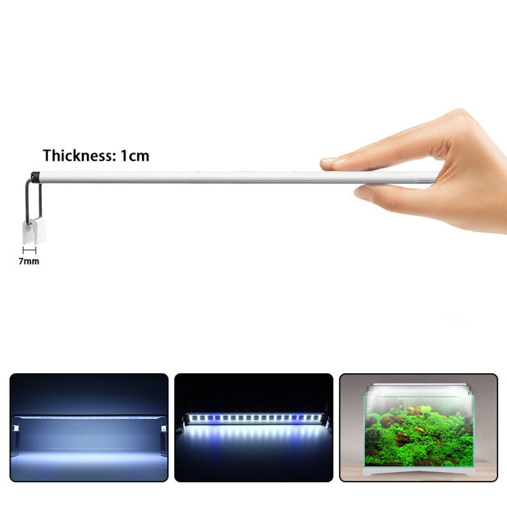 30-60CM LED Aquarium Light Full Spectrum Plant Multi-Color Fish Tank Light Lamp US Plug - 30cm - Image 2