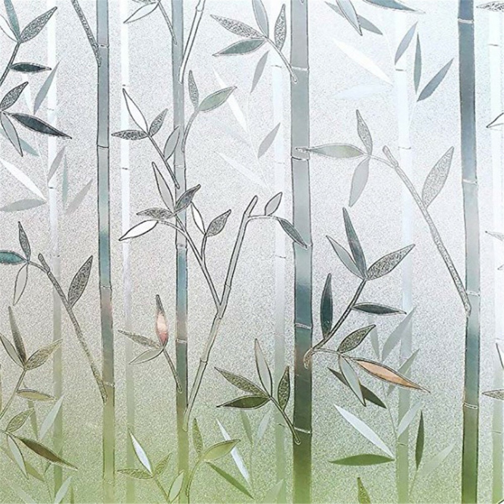 45 x 200cm Waterproof PVC Frosted Window Film Sticker Window Privacy Cling Heat insulated Self Adhesive Decorative Stickers - Type2 - Image 2