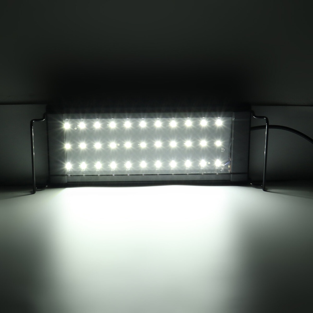 30/40/60/90cm LED Aquarium Fish Tank Light Stepless Dimming SMD2835 Water Grass Lamp AC100-240V - 30cm EU Plug - Image 2