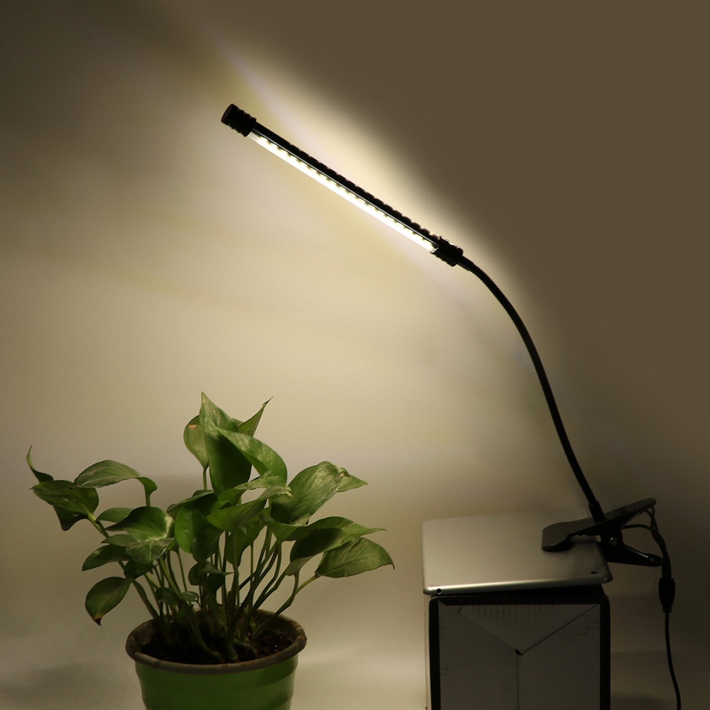 2/3/4 Heads 5730 USB LED Plant Grow Light Dimmable Timer 360° Flexible Clip Hydroponic Garden Desk Tube Lamp - 18W - Image 2