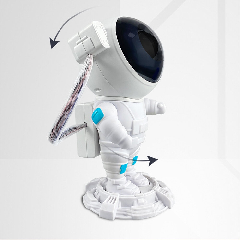 USB Astronauts Starlight Projector Romantic Colorful Lamp Night Lights Lamp Decor for Children's Room Bedroom Sleep Starlight - Image 2