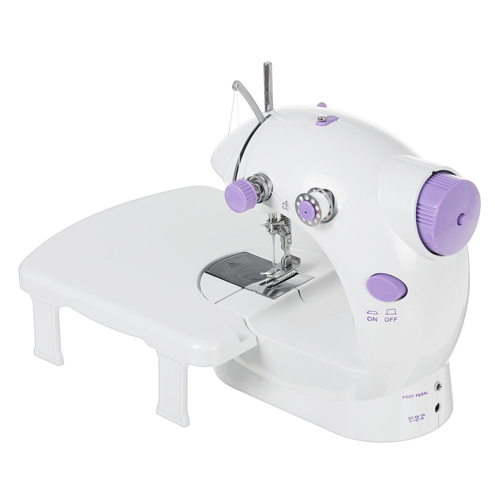 Rechargeable Portable Electric Sewing Machine Household Mini Sewing Machine W/ Light - Image 2