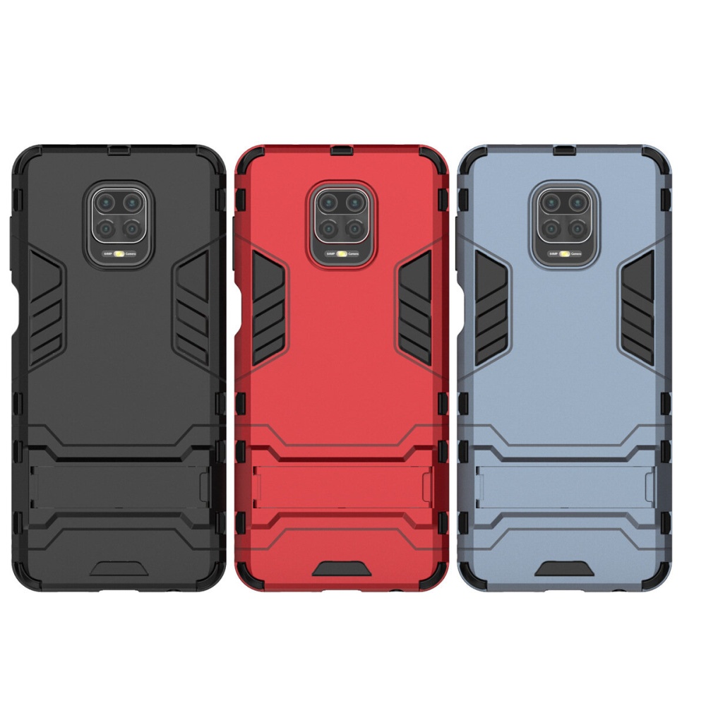 for Xiaomi Redmi Note 9S / Xiaomi Redmi Note 9 Pro / Xiaomi Redmi Note 9 Pro Max Case Armor Shockproof with Stand Holder Back Cover Protective Case| - Image 2