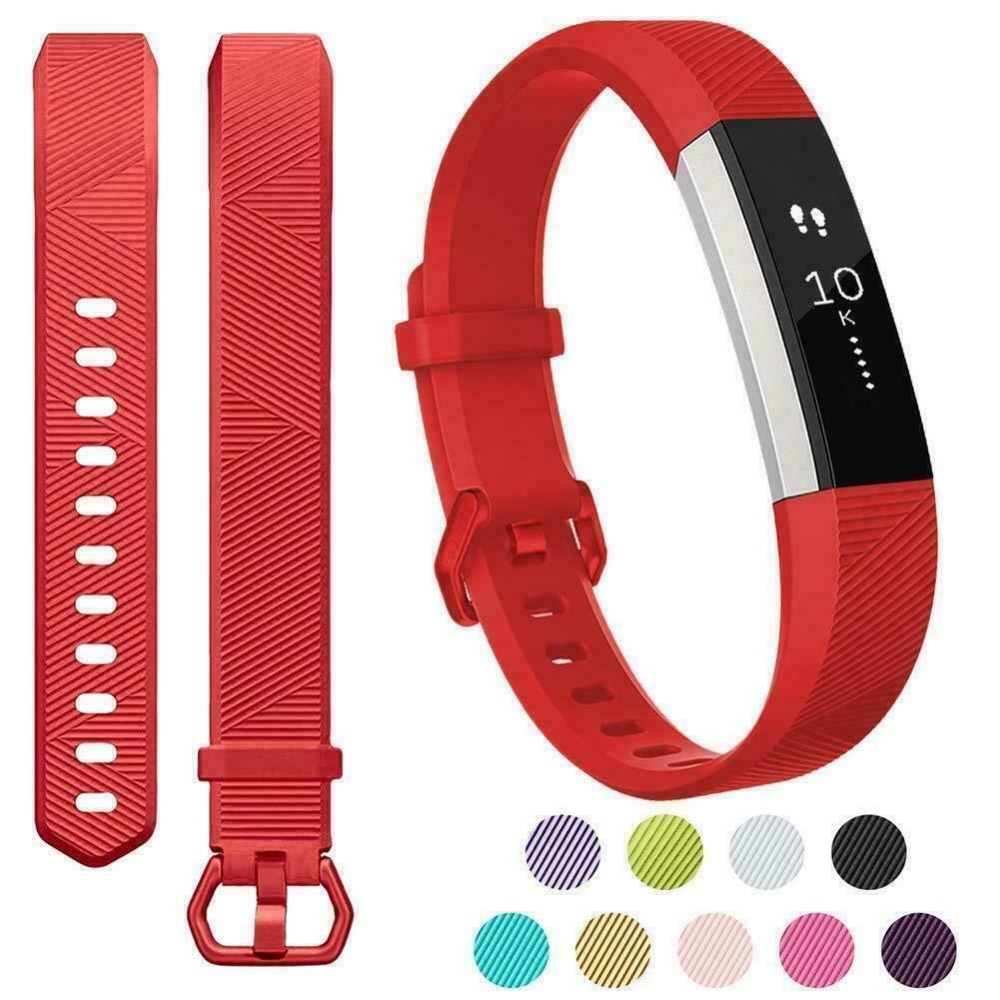 For Fitbit Alta/Alta HR Band Secure Strap Wristband Buckle Bracelet red_S