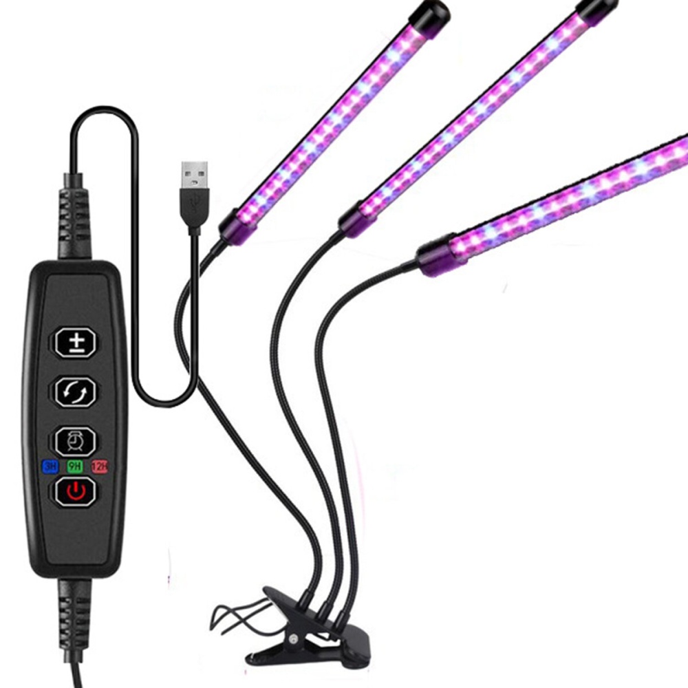 1/2/3/4 Head LED Grow Light Plant Growing Lamp Lights with Clip for Indoor Plants - 60LED - Image 2