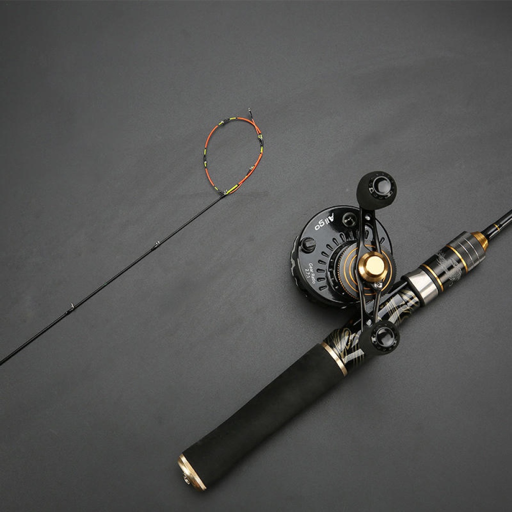 ZANLURE 0.9-1.3m Titanium Alloy Micro Lead Raft Fishing Rod Solid Soft Tips Telescopic Fishing Rod - 0.9m - Image 2