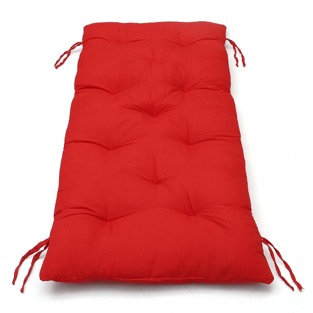 Garden Chair Cushion Non-slip Fleece Outdoor Indoor Garden Stool Pad Protective Cover Bed - Orange - Image 2