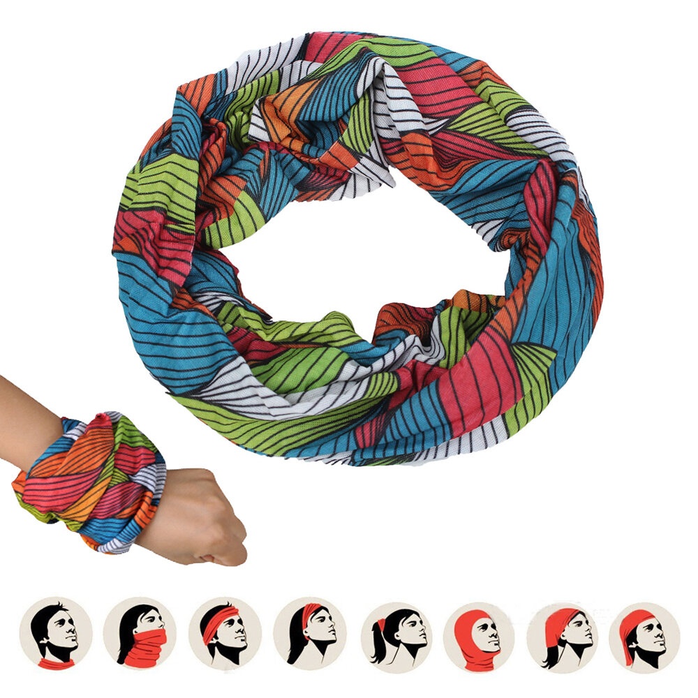 Multifunction Bandana UV-proof Neck Head Gaiter Elastic Face Mask for Men Women Cycling Fishing Outdoor - #1