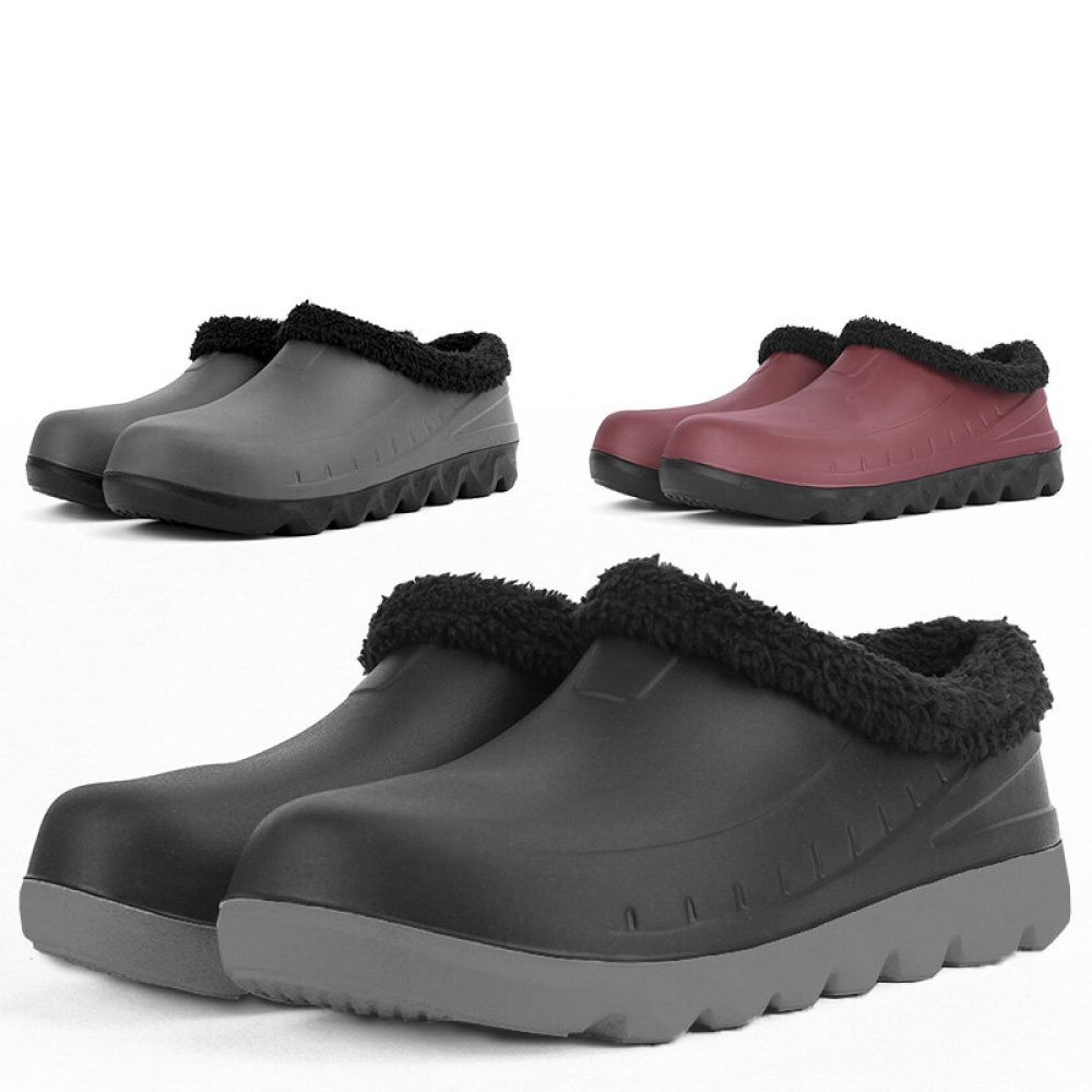 Waterproof Shoes Can be Matched with Cotton Cover Slip Resistant and Comfortable Kitchen Chef Medical Work Shoes for Men - Image 2