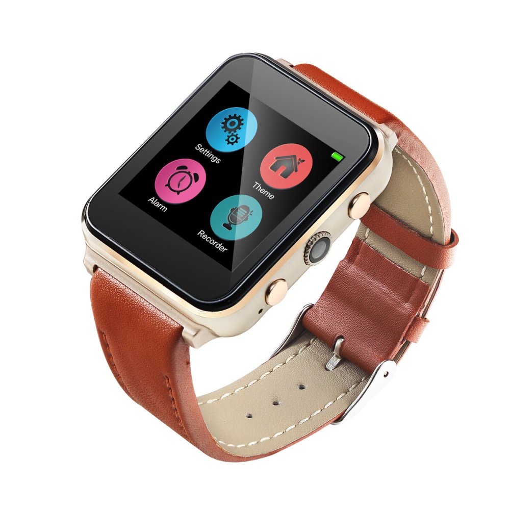 i400 1.54 inch HD Screen Phone Call Local Music Playback Heart Rate Monitor Camera Shooting Smart Watch - Gold - Image 2