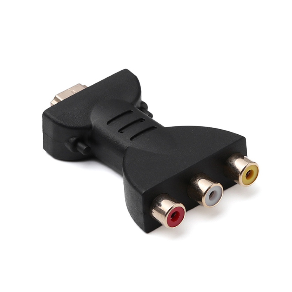 Gold-plated Hdmi-compatible To 3 Rgb/rca Video Audio Adapter Digital Signal Av Component Converter as picture show