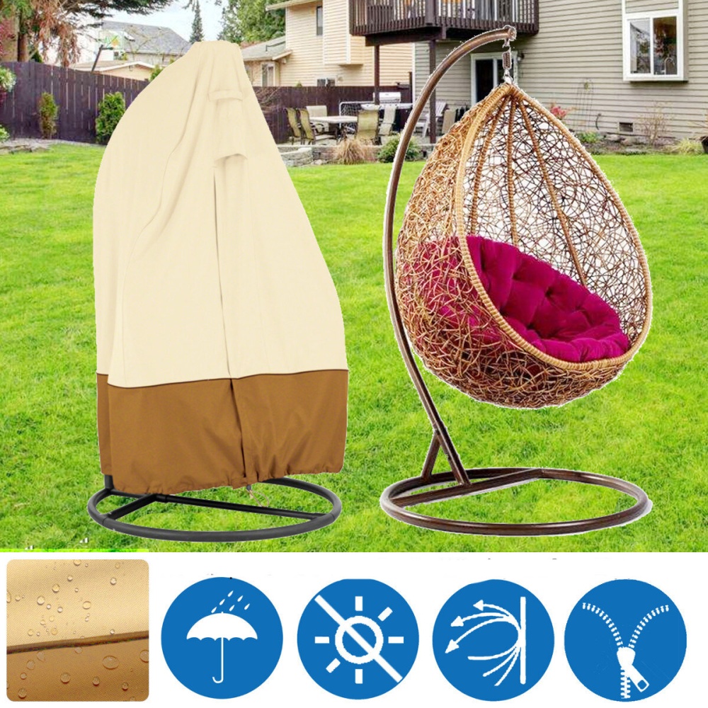 Outdoor Waterpoof UV Oxford Cover Hanging Swing Chair Dust Proof Protector Maintenance - Image 2