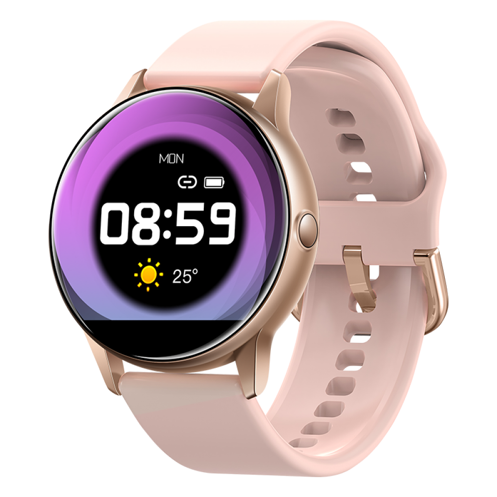 C009 Real Full Touch Screen Quick Release Strap IP68 Heart Rate O2 Facebook Reminder Fashion Smart Watch - 6 - Image 2