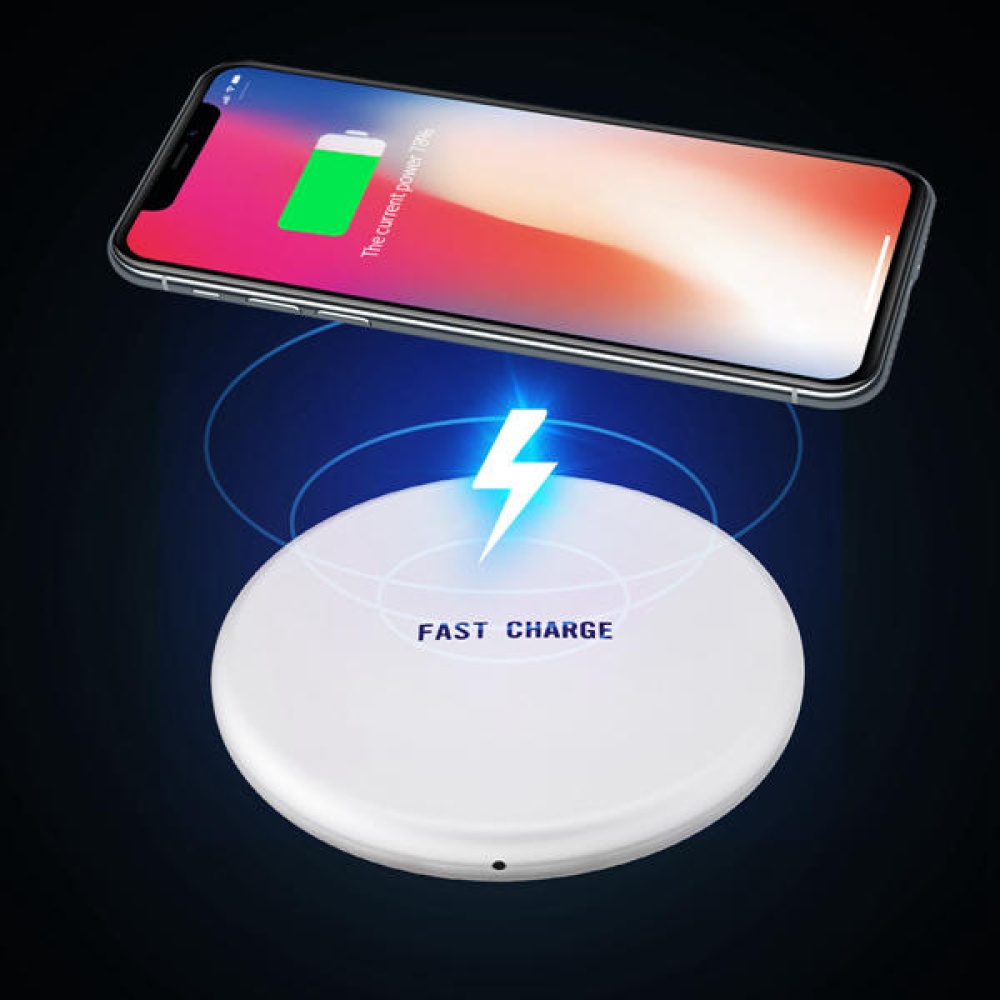 Qi Wireless Charger With LED Indicator For iPhone X 8Plus Samsung S8 S7 Note 8 - Blue - Image 2