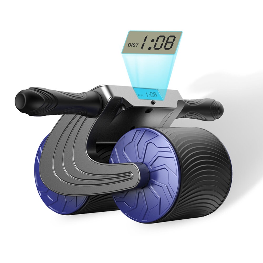 KALOAD Smart Ab Roller Rebound Intelligent Digital Display Counting Abdominal Core Strength Training Home Gym Fitness Equipment