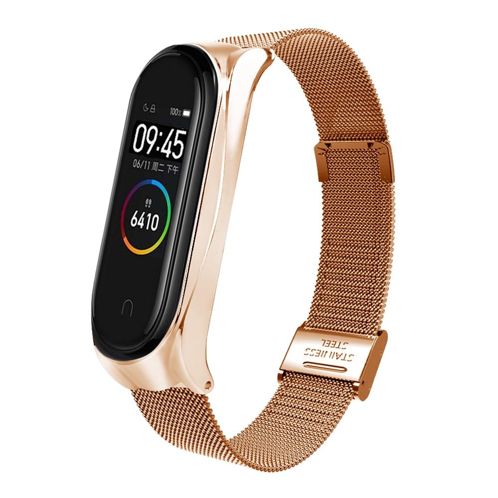 Metal Watch Band Milan Stainless Steel Watch Strap for Xiaomi Mi band 4 Smart Watch Non-original - Silver - Image 2