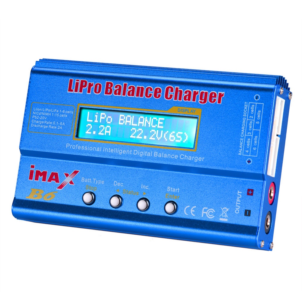 iMAX B6 80W 6A Battery Charger Lipo NiMh Li-ion Ni-Cd Digital RC Balance Discharger UK plug - Image 2