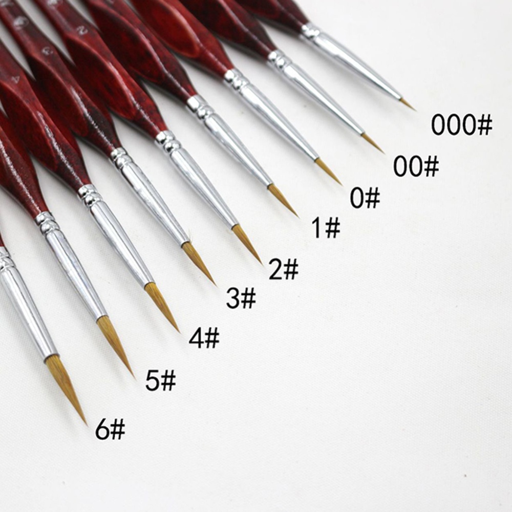 Professional Sable Hair Ink Brush Paint Art Brushes for Drawing Gouache Oil Painting Supplies0E8C - Image 2