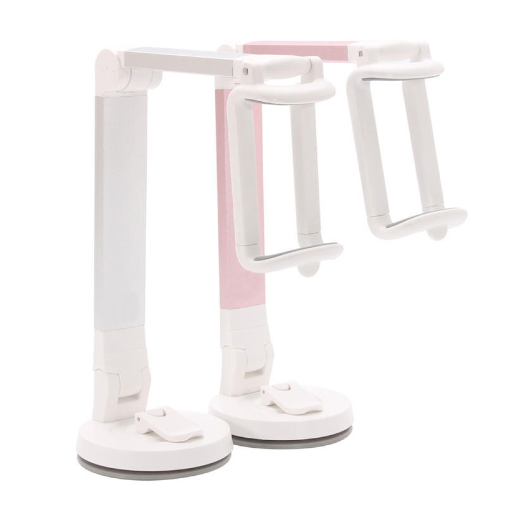 Multifunctional Long Arm Lazy Holder 360 Degree Rotation Car Dashboard Mount Desktop Phone Stand - Pink - Image 2