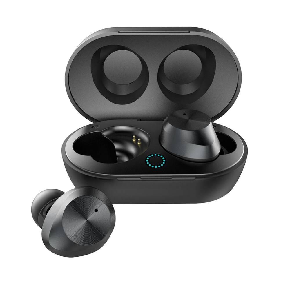TWS-9 sans fil Mini oreillette Bluetooth tactile 5.0 Écouteur noir