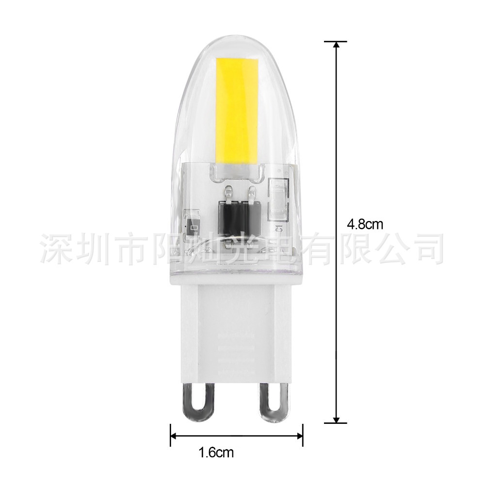 Led Lamp G9 Beads 1505 Sapphire Chip Cob 5w 220v Dimmable Flat Plug Light Cold white - Image 3