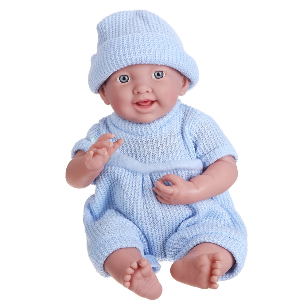 39x18cm Baby Dolls Handmade Design Cloth Body PVA Alive Babies Doll Toys for Kids Xmas Girls - B 5Pcs - Image 2