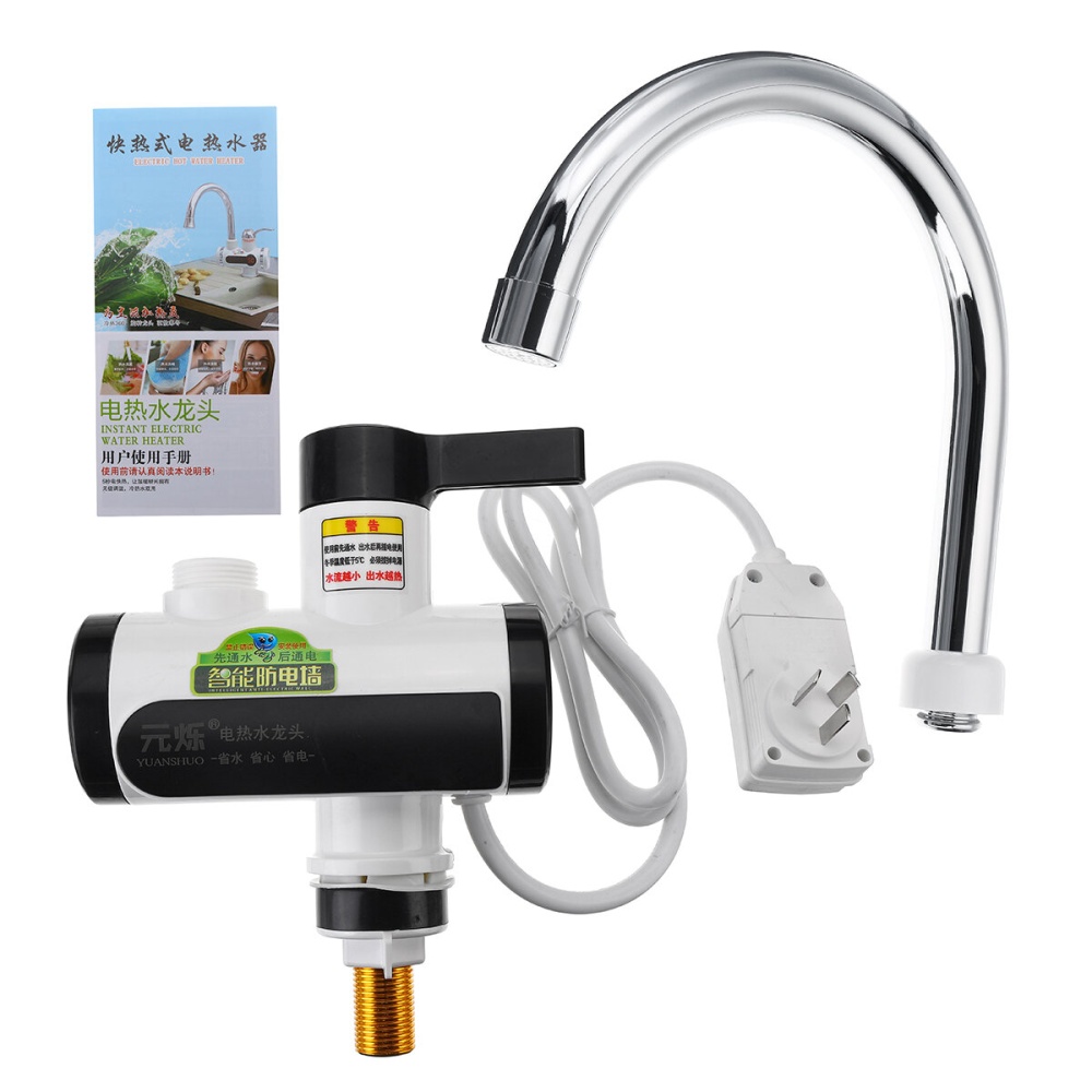 Electric Hot Water Faucet Instant Hot Water Faucet Kitchen Faucet Bathroom Kit - A - Image 2