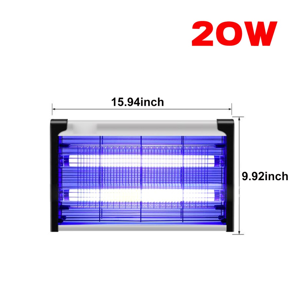 20W/40W Electric Mosquito Zapper Bug Killer Light Trap Catcher Low Noise Home - 20W - Image 2