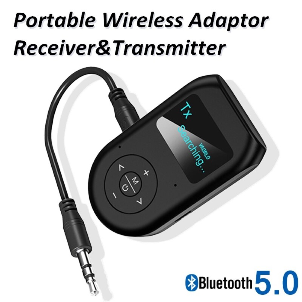 [LCD Display] BT5.0 Audio Receiver Transmitter EDR AUX 3.5MM 3.5 Jack USB Music Stereo Wireless Adapters Dongle For Car TV PC Speaker - Image 2