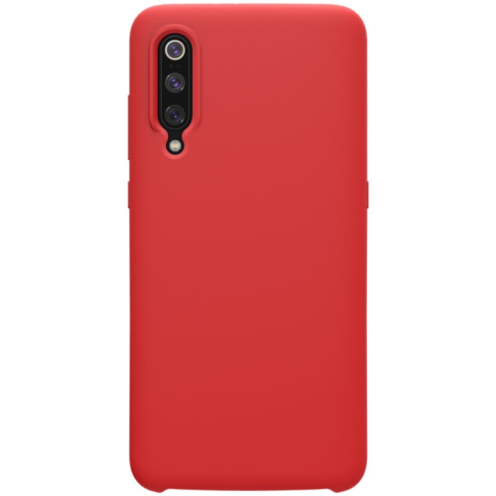 Smooth Liquid Silicone Rubber Back Cover Protective Case for Xiaomi Mi 9 SE Non-original - Red - Image 2