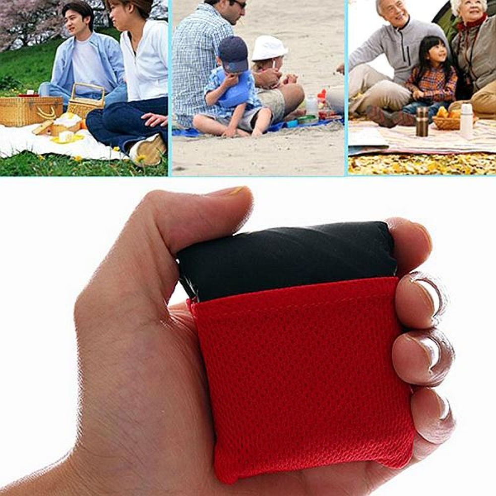 KC-HA800 180cm Outdoor Travel Camping Folding Picnic Mat Portable Pocket Waterproof Beach Mat - Orange - Image 2