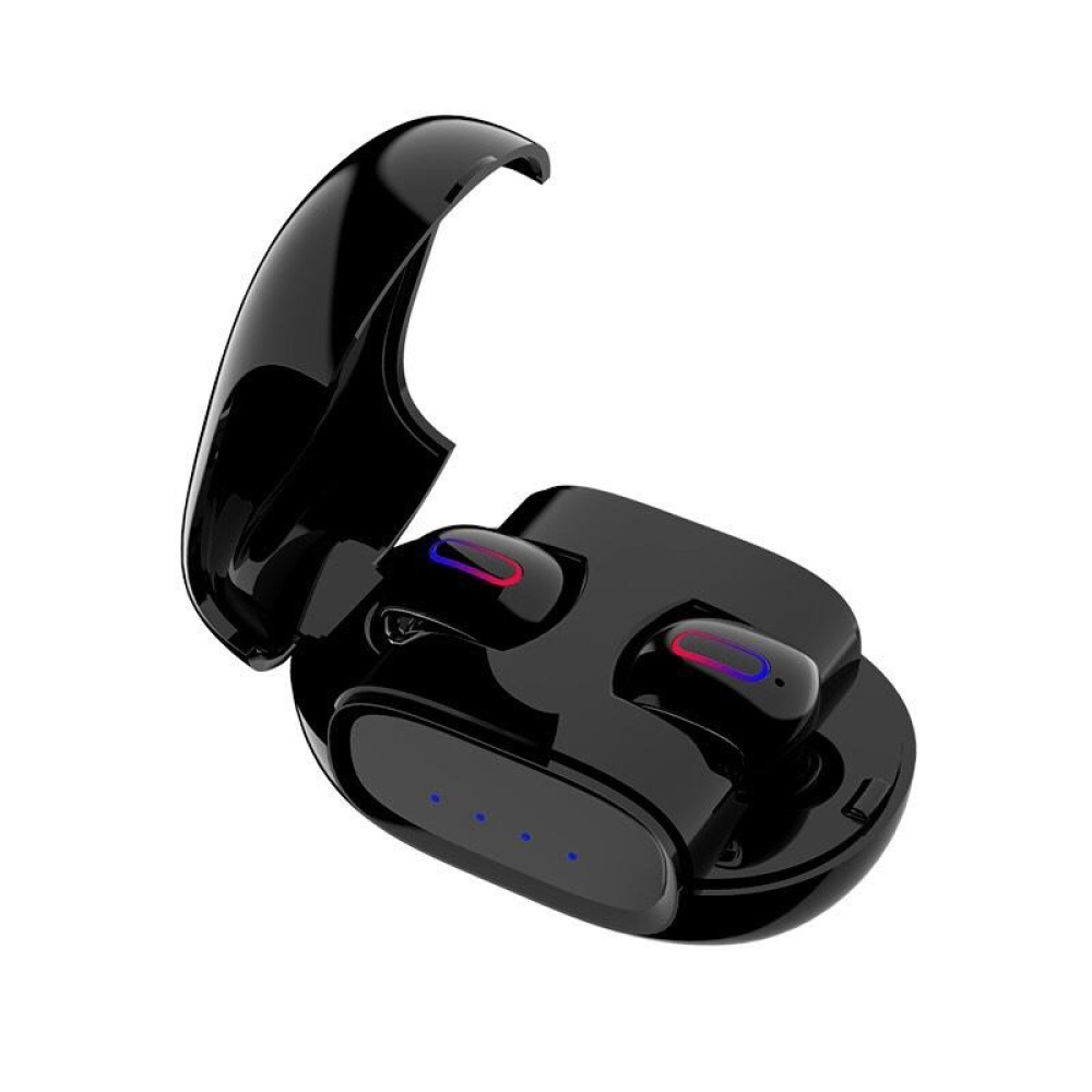 Mini Dual bluetooth 5.0 Headset Smart Touch Binaural Call IPX5 Waterproof TWS Stereo Wireless Earphone for IOS Android - Black - Image 2