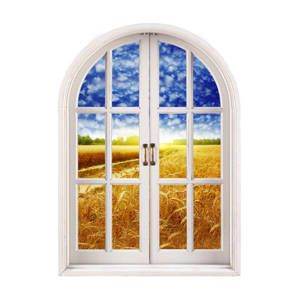 Cornfield View PAG 3D Artificial Window 3D Wall Decals Room Stickers Home Wall Decor Gift - Image 2