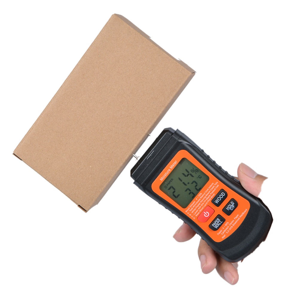 Two Pins Digital Wood Moisture Meter Humidity Tester Detector MT-02 - Image 2