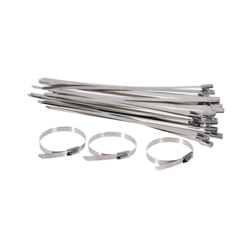 Suleve ZT10 100Pcs 200-400mm Stainless Steel Zip Tie Self Locking Cable Organizer Ties - 350 ?? - Image 2