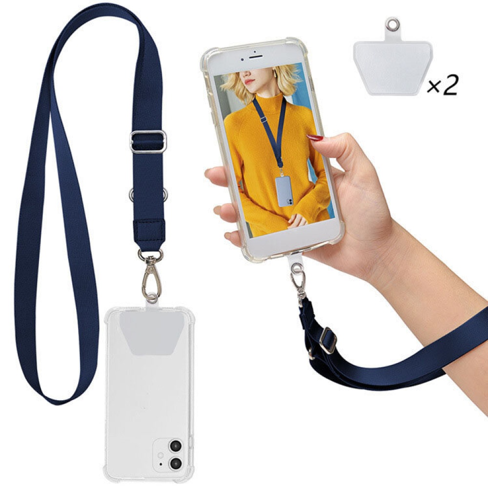 Universal Phone Lanyard Length Adjustable Nylon Crossbody Shoulder Neck Cord Strap Cell Phone Lanyards Compatible with Most Smartphones - 06 - Image 2