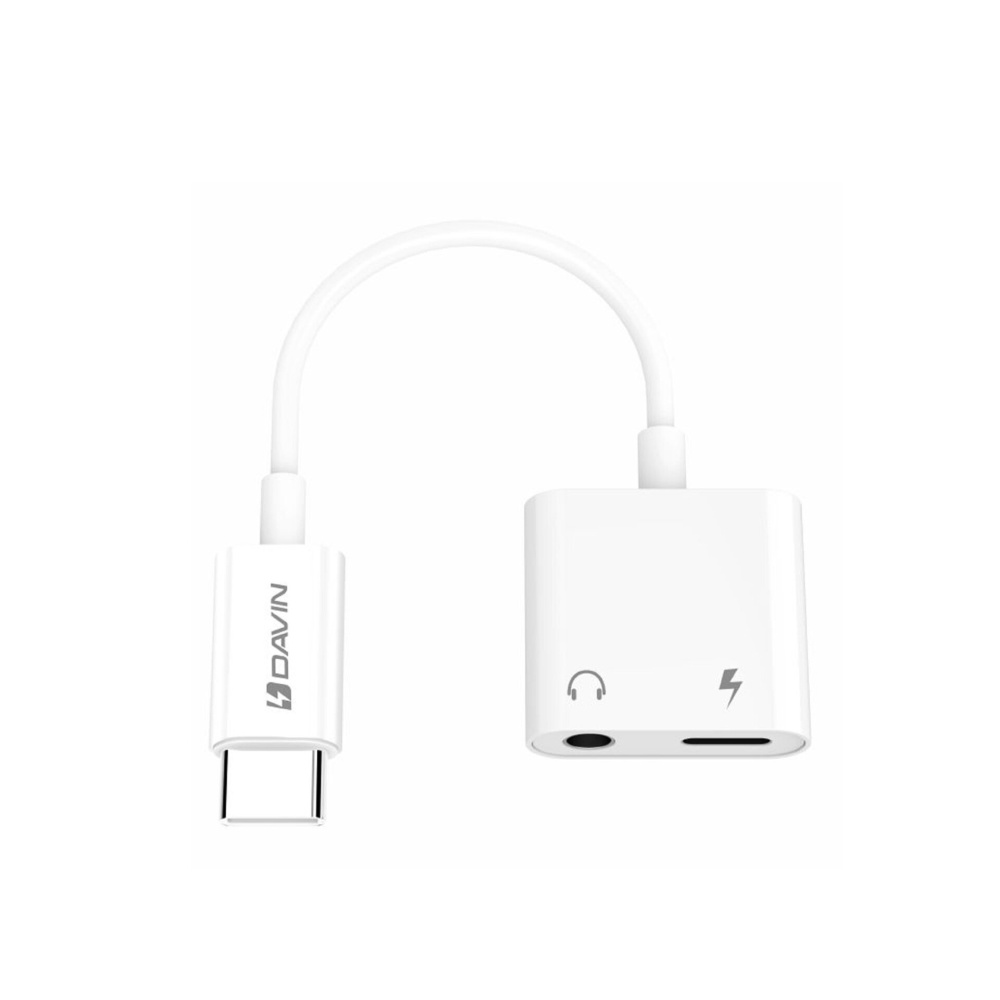 DAC6 2-In-1 USB-C to USB-C/ 3.5mm AUX Converter Adapter For Samsung Galaxy Z Fllp 3 50 For Xiaomi 12 - Image 2