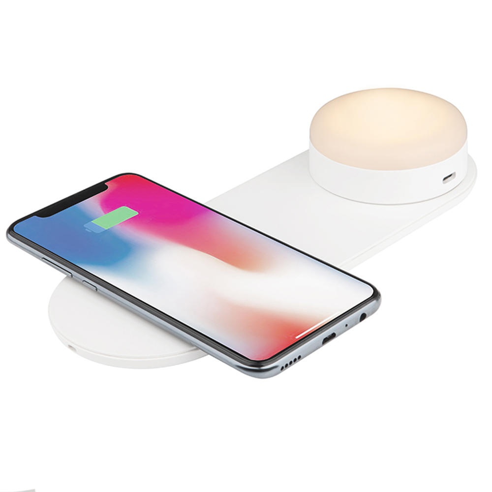 N1 Wireless Charging Nightlight LED Night Light Wireless Charger Portable Charging Lamp Baby Kids Bedside 2700K/5000K Color Nightlight - 1# - Image 2