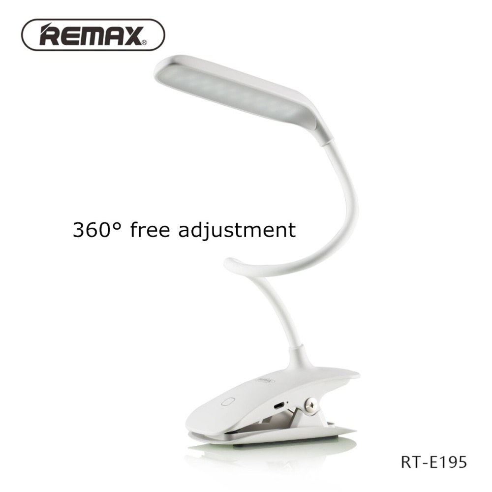 REMAX Dimmable Table Lamp USB LED Night Light Clip-On Desk Table Bed Reading Lighting - Image 2