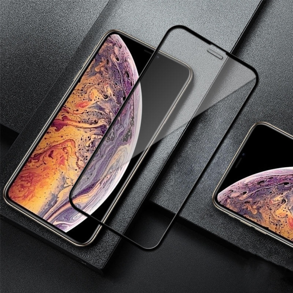 Upgrade 2.5D Curved Edge Silk Tempered Glass Screen Protector For iPhone X/XS/XR/XS Max - iPhone XS Max - Image 2