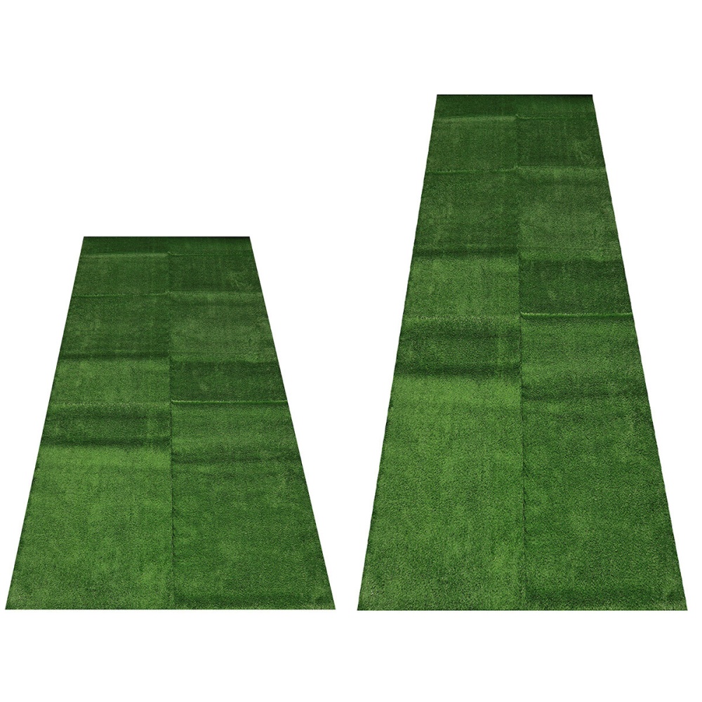 15mm Artificial Grass Mat Lawn Synthetic Green Yard Garden In/Outdoor - S - Image 2