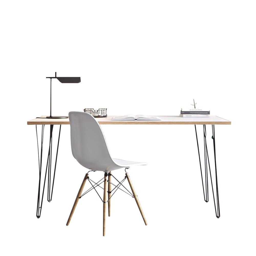 4 Pieces Table Laptop Desk Iron Legs Easy Assemable Furniture Industrial 20/24/28" For Home Office Furniture Studying Working Without desktop Essenti - Image 2