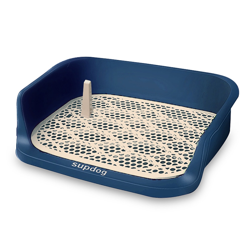 Pet Loo Portable Outdoor or Indoor Dog Toliet Alternative to Puppy Pads for Small, Medium, Large Dogs - Dark Blue - Image 2