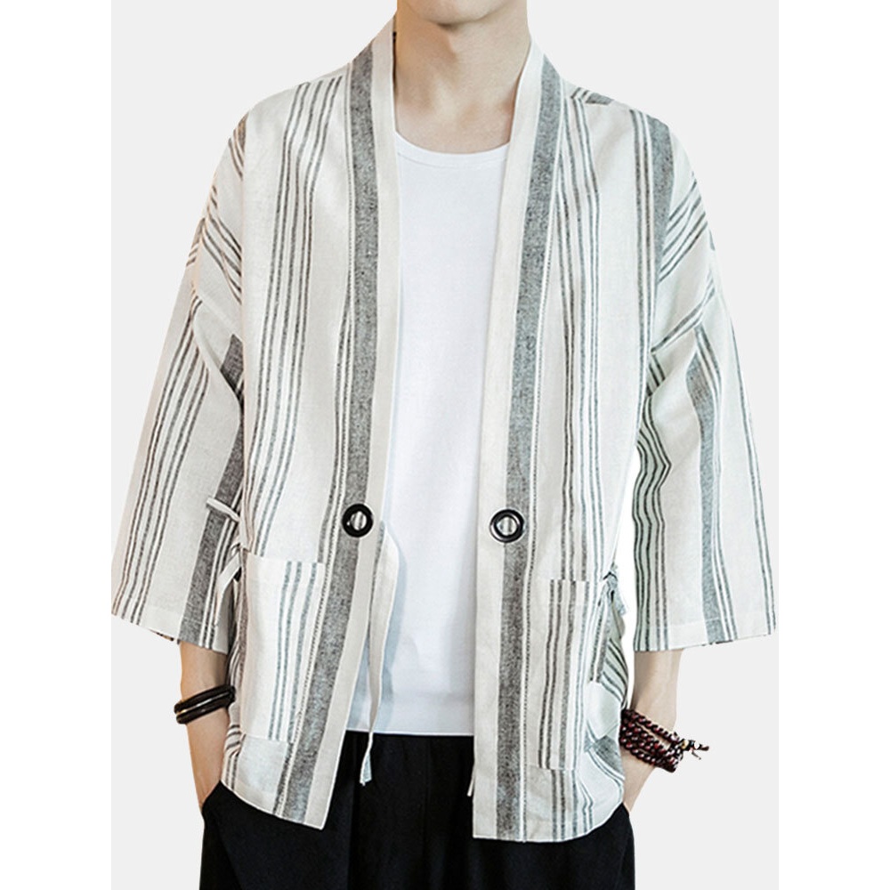 Half Sleeve Big Pockets Shirts - S Black