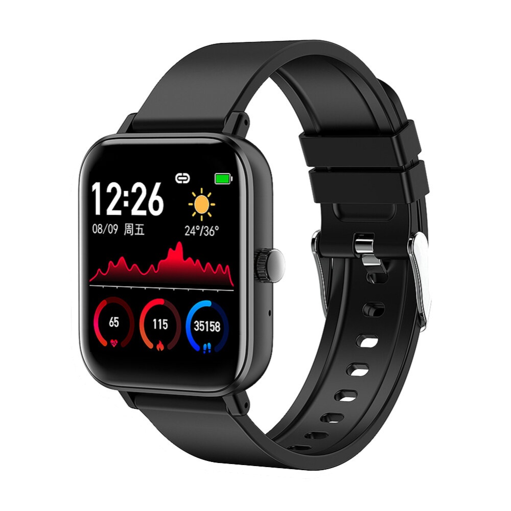 [bluetooth 5.0] H10 1.54' Full Touch Screen BT Call Wristband Immunity HR Blood Oxygen Monitor GPS Running Route Track Smart Watch - White - Image 2